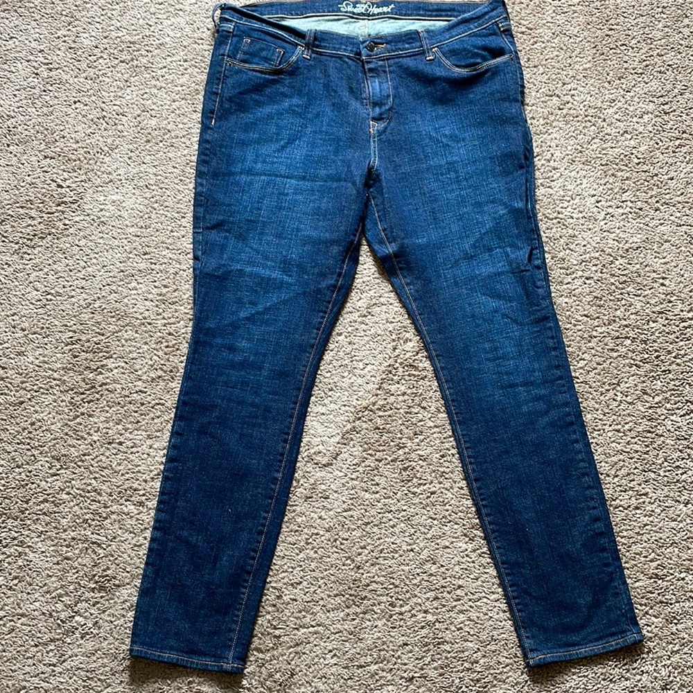 Old Navy Sweet Heart skinny jeans.  Worn once.  No stains, rips or tears.